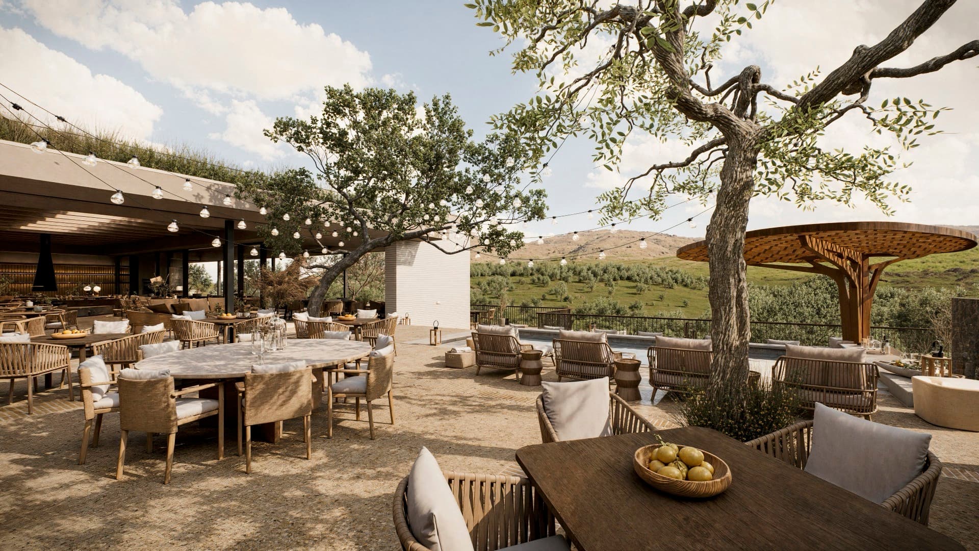 Elegant Dining with Bush Views