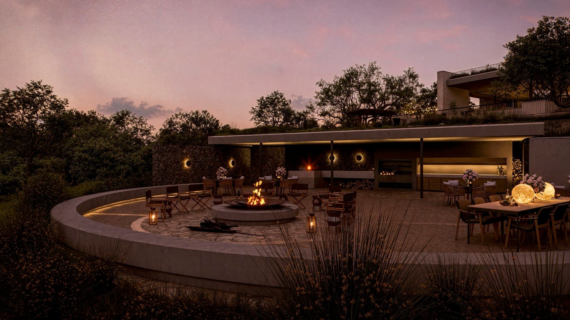 Dining Under the African Sky